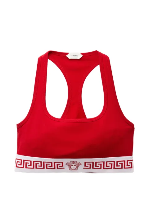 Versace cotton-jersey bralette Red 10270511A17881