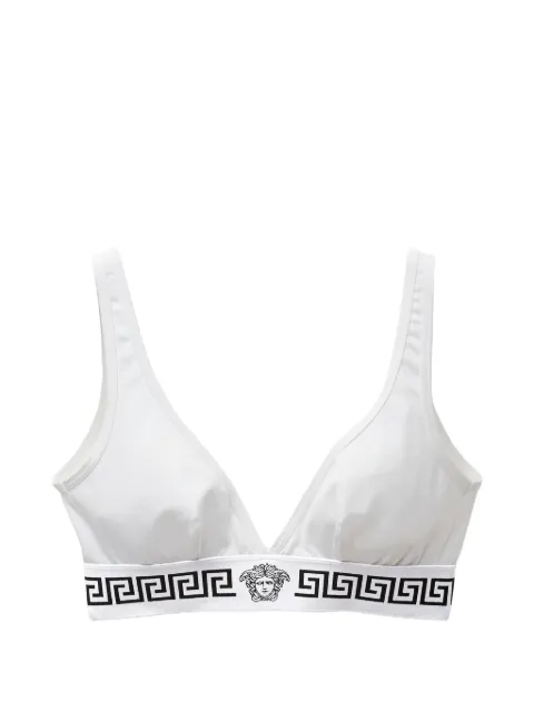 Versace cotton-jersey bralette White 10270421A17881