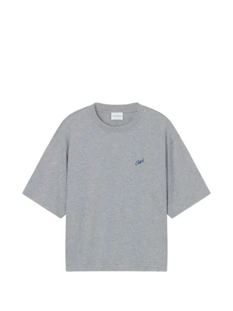 Closed logo-embroidered T-shirt Grey C9596744HEM