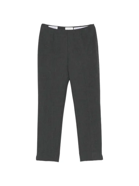 Peserico split-hem cropped trousers Grey AH4863H01934