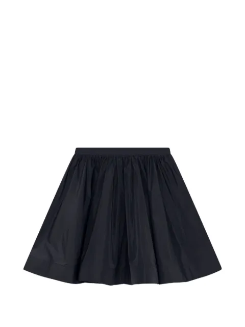 MSGM pleated A-line mini skirt Black 4141MDD04267607