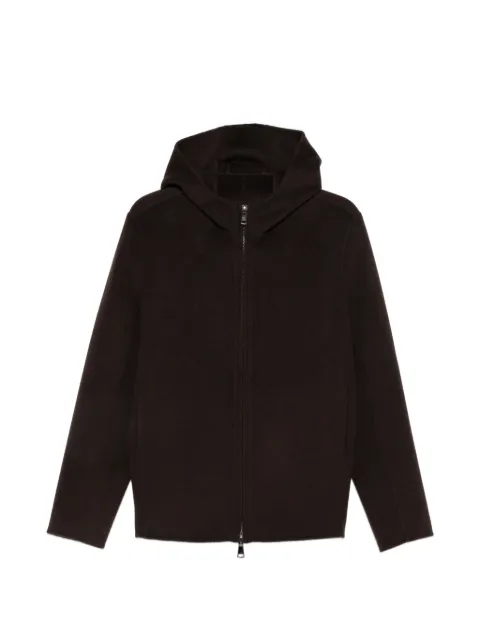 Giorgio Brato hooded zip-up wool jacket Brown TX27F2003WOWS