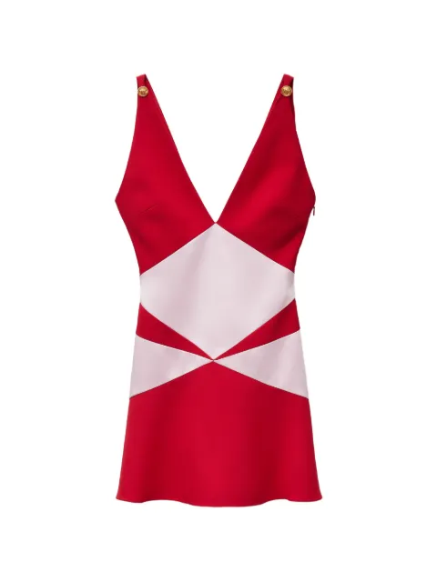 Versace envers-satin mini dress Red 10268951A12369
