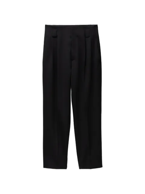 Versace stretch wool tailored trousers Black 10264101A18305