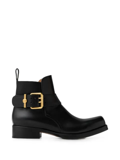 Versace Orlando leather boots Black 10261791A18795