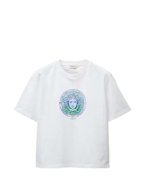 Versace printed cotton-jersey T-shirt White 10270271A19303