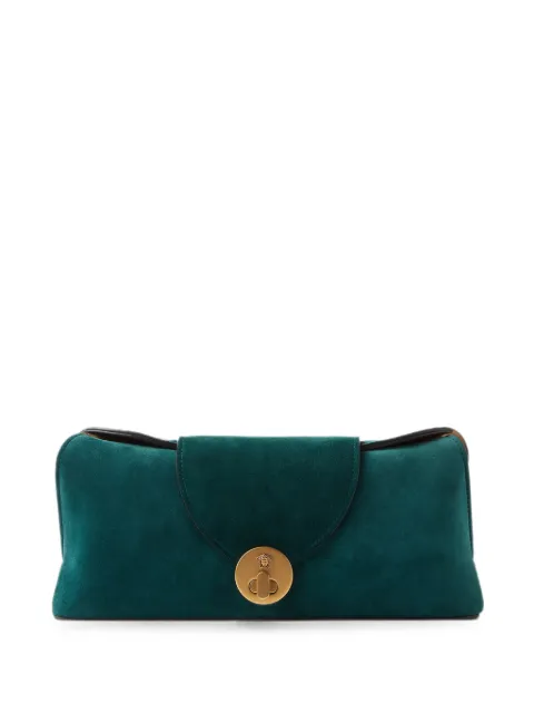 Versace Vivian suede clutch Green 10248601A18528