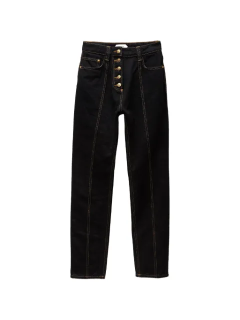 Versace high-waist straight jeans Black 10267501A18778