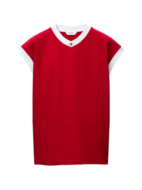 Versace stretch cotton-jersey slim T-shirt Red 10275131A19526