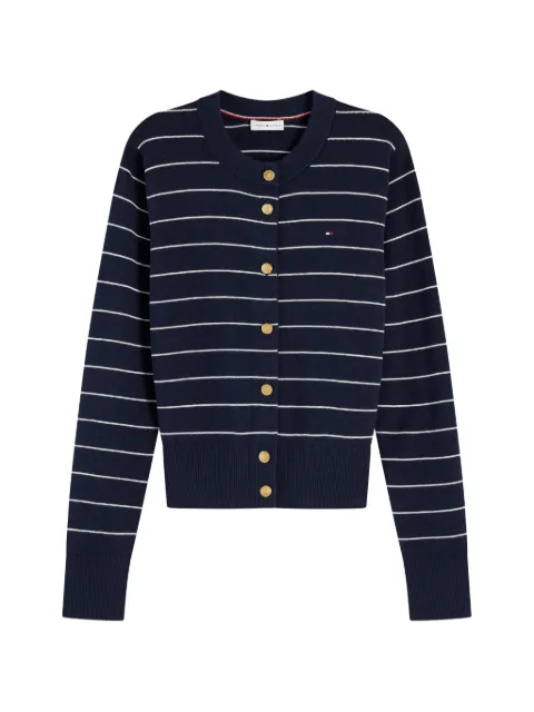 Tommy Hilfiger striped button-front cardigan Blue WW0WW51115