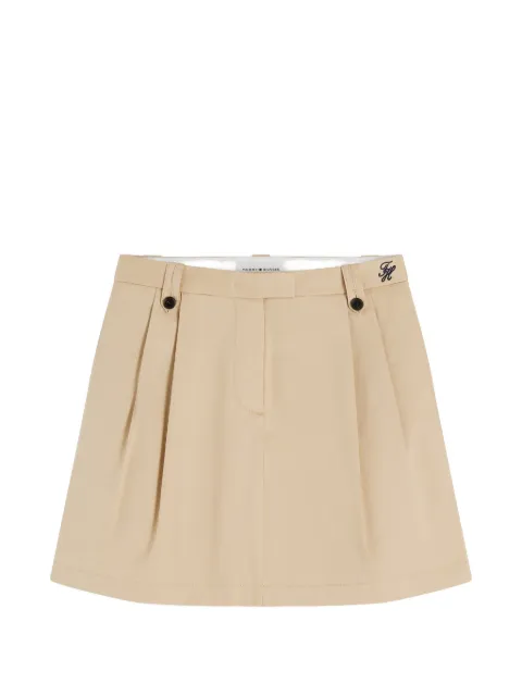 Tommy Hilfiger pleated embroidered mini skirt Neutrals WW0WW52106