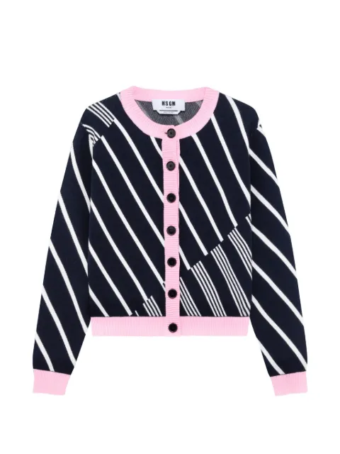 MSGM button-up cardigan Blue 4141MDM21126775