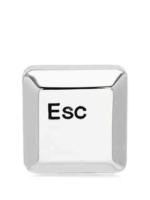 YOJ x Cutout Esc stud earrings Silver ESCSTUDEARRINGSILVER