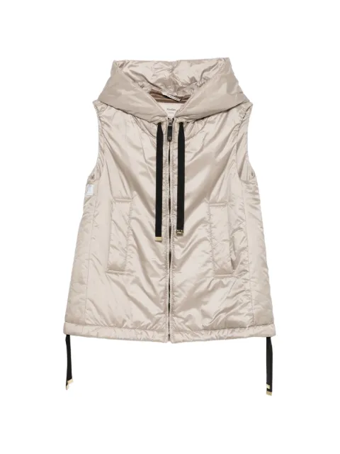 Max Mara The Cube hooded gilet Brown 2629296014600