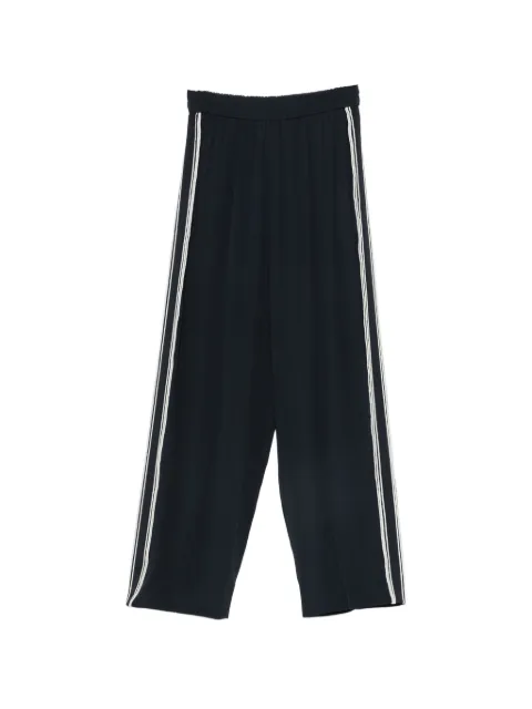 Fabiana Filippi side-stripe track pants Blue PAD216F336M294