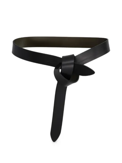 ISABEL MARANT Lecce knot-detail belt Black CE011CFAA1B47A