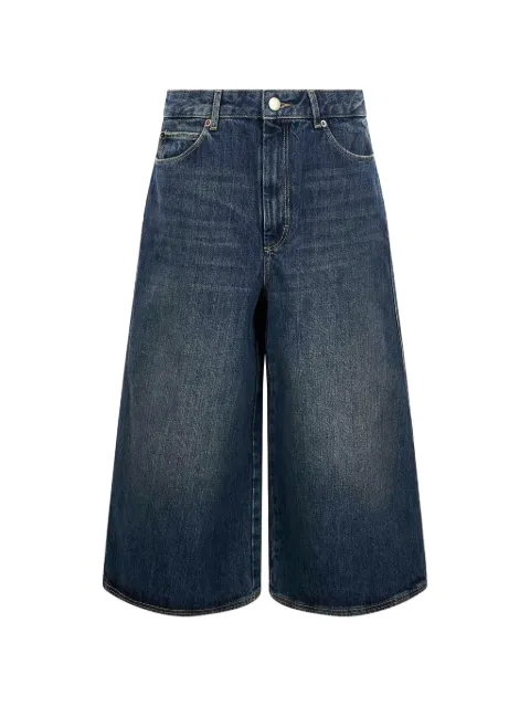 Soeur faded wide-leg shorts Blue SHO1199JOYCE26WJEA03