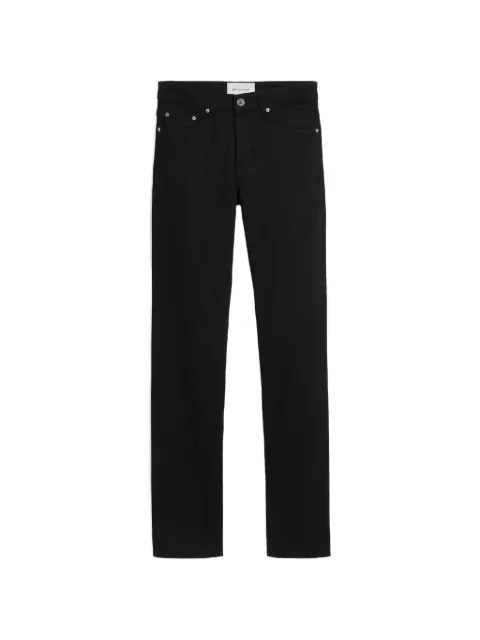 AMI Paris classic-fit cotton jeans Black H26HTR001DE0131