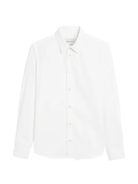 AMI Paris cotton shirt with Ami de Coeur White H26HSH764CO0045