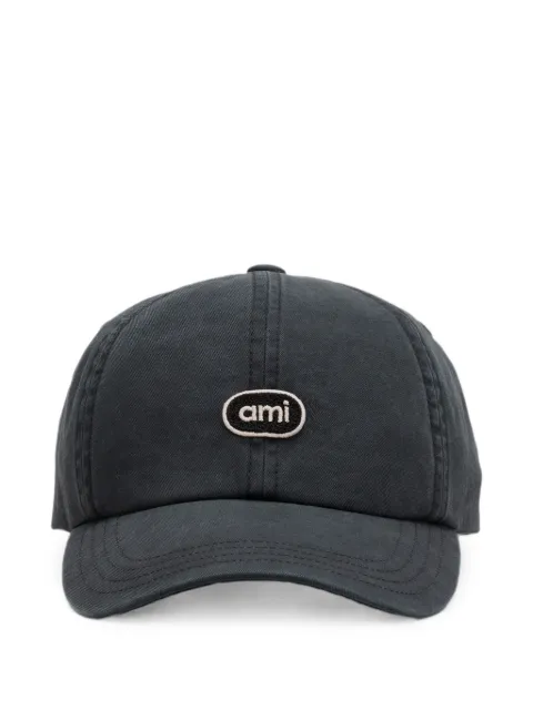 AMI Paris cotton cap with Ami patch Grey H26UCP297AW0052