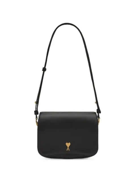 AMI Paris cowhide leather Paris Paris bag Black H26ULL717AL0208