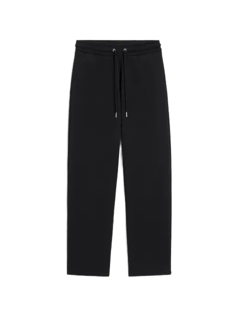 AMI Paris cotton track pants with Ami de Coeur Black H26HTR856730