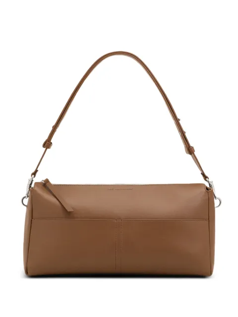 AMI Paris cow-leather Carrousel zipped bag Brown H26ULL744AL0103