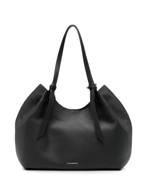 Strathberry Barra leather tote bag Black 20261125030