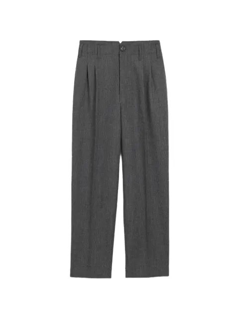 AMI Paris grey two-pleats wool trousers Grey H26HTR909WV0216