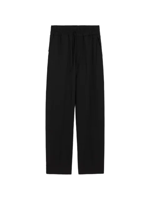 AMI Paris elasticated-waist wool trousers Black H26UTR918WV0211
