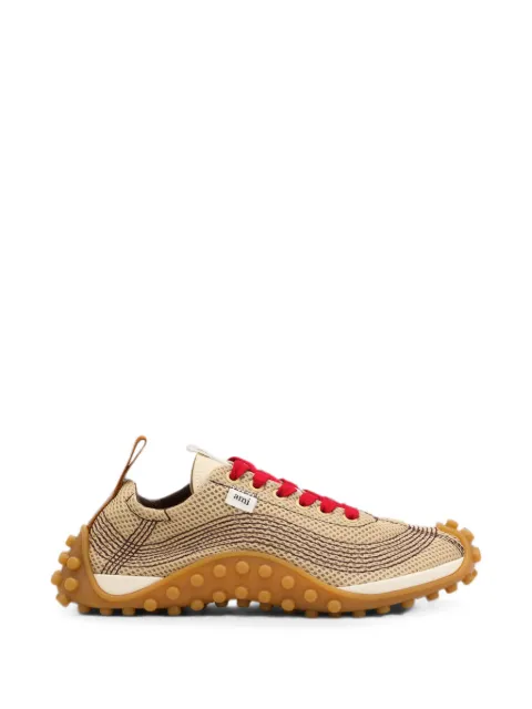 AMI Paris mesh Mirage sneakers Neutrals H26USN505AW0003