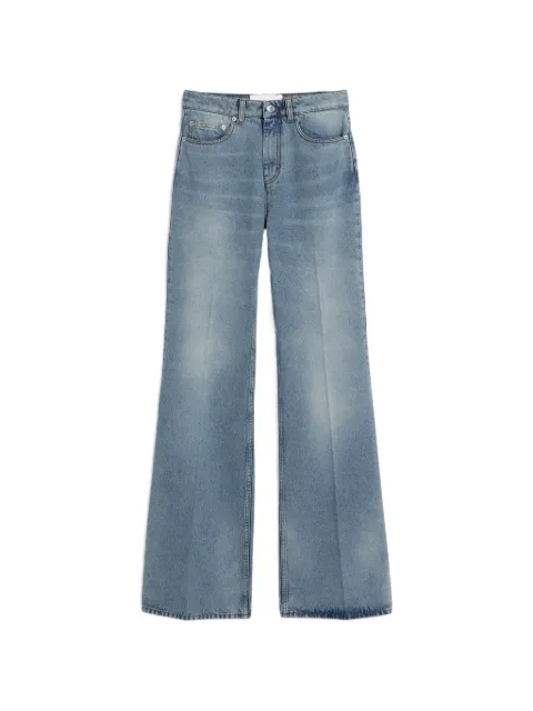 AMI Paris flare-fit cotton jeans Blue H26FTR943DE0046