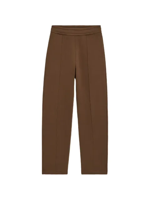 AMI Paris cotton track pants with embossed Ami de Coeur Brown H26UTR806749
