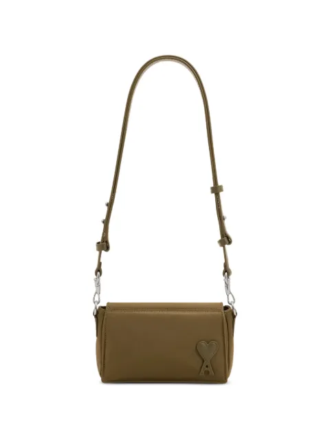 AMI Paris nylon Marcel lunch box bag Green H26ULL710AW0001