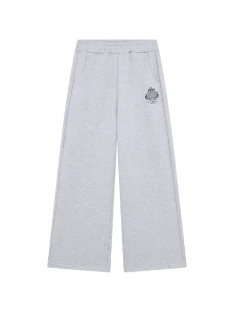 MSGM logo-print track pants Grey 4141MDP74267781