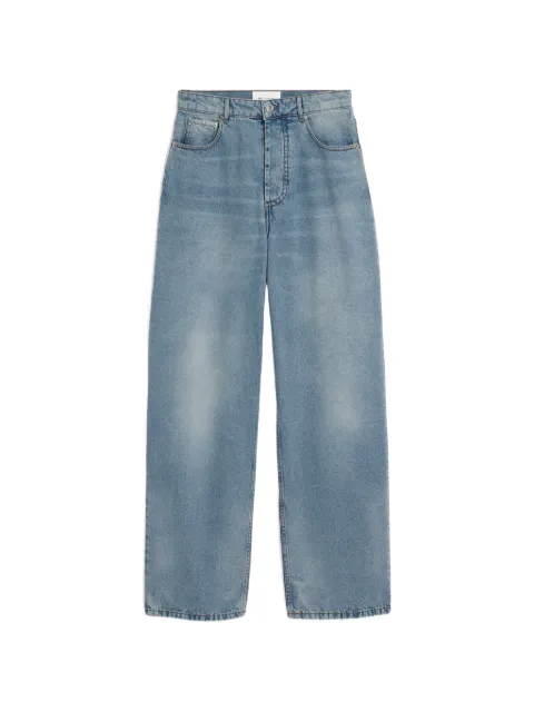 AMI Paris baggy-fit cotton jeans Blue H26HTR919DE0046
