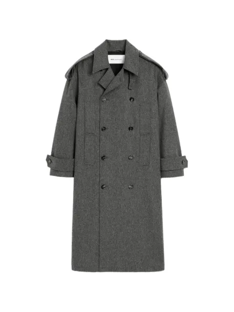 AMI Paris wool trench coat Grey H26UCO487WV0207