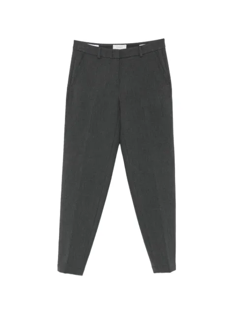 Peserico belt-loop cropped trousers Grey A0479301934