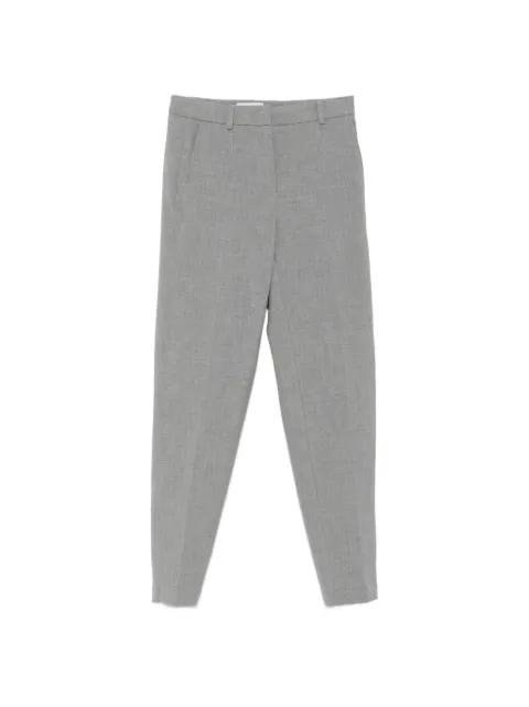 Peserico belt-loops tailored trousers Grey A0479301934