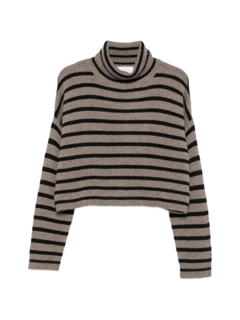 Lisa Yang Zerlina striped roll-neck jumper Neutrals 2026465