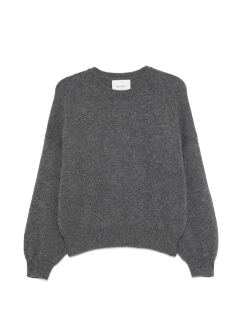 Lisa Yang crew-neck balloon-sleeve sweater Grey 2026055
