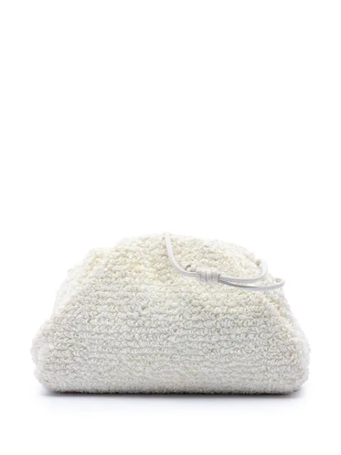 Bottega Veneta Pre-Owned 2012-2026 Boucle Raffia The Mini Pouch crossbody bag White LSF1E86VWQJ0RLTO