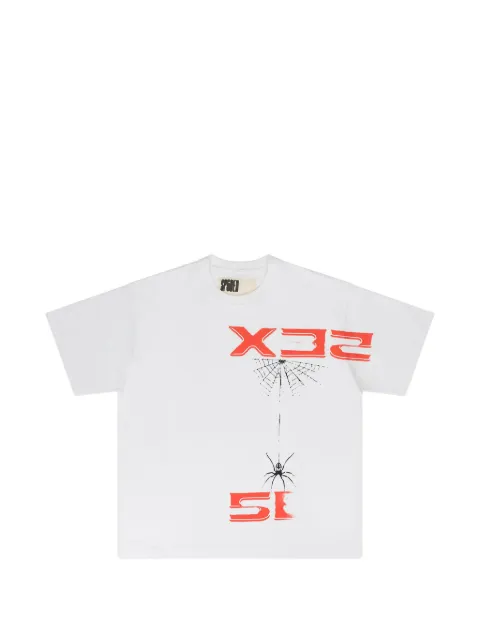 SP5DER graphic-print T-shirt White SP5DER457