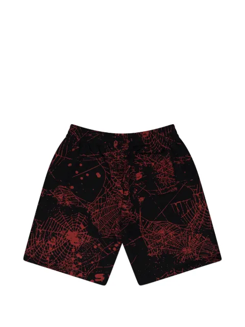 SP5DER web-print shorts Black SP5DER464