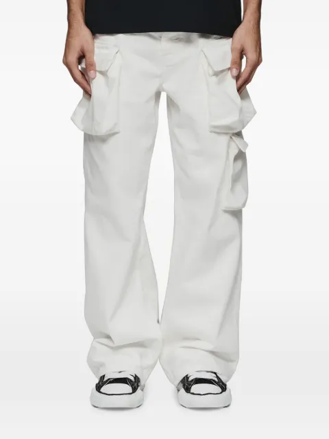 Purple Brand triple-pocket cargo pants White P018TCWH324
