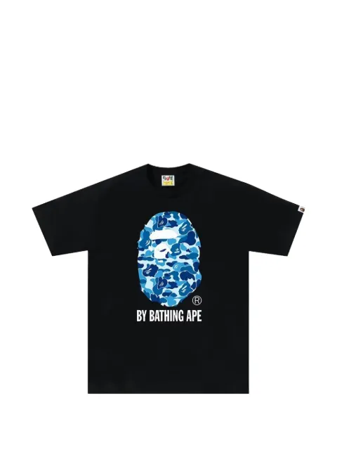 A BATHING APE® ABC Camo cotton T-shirt Black 1J30110006BLACKBLUE