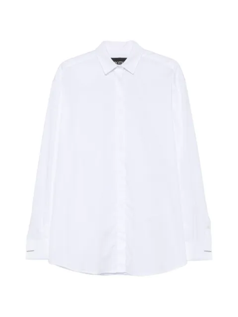 DONDUP concealed-button long-sleeve shirt White DC524DDCF0200D