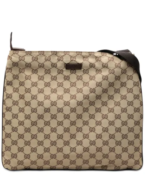 Gucci Pre-Owned 2000-2015 GG Canvas crossbody bag Neutrals MB7AZMCMIX42DV1I