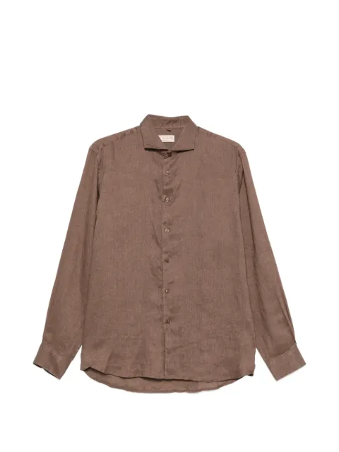 Impure spread-collar button-up shirt Brown IM26SSSMRILEY