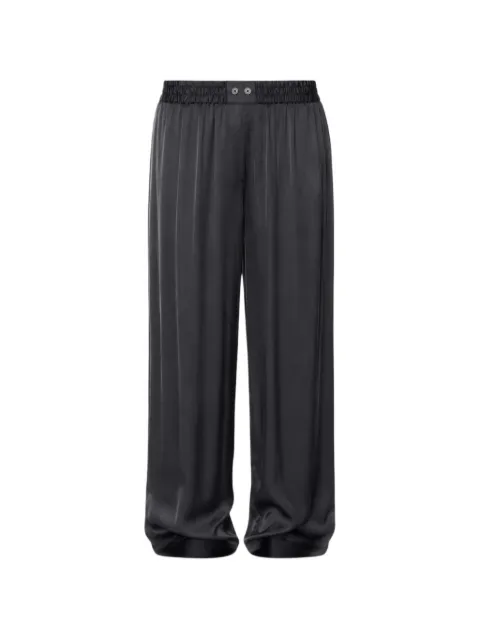 Zadig&Voltaire Pin elasticated-waist wide-leg trousers Black WWPA01911